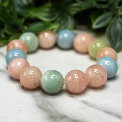 Morganite Bracelet 14mm