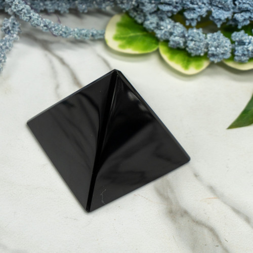 Obsidian Large Pyramid