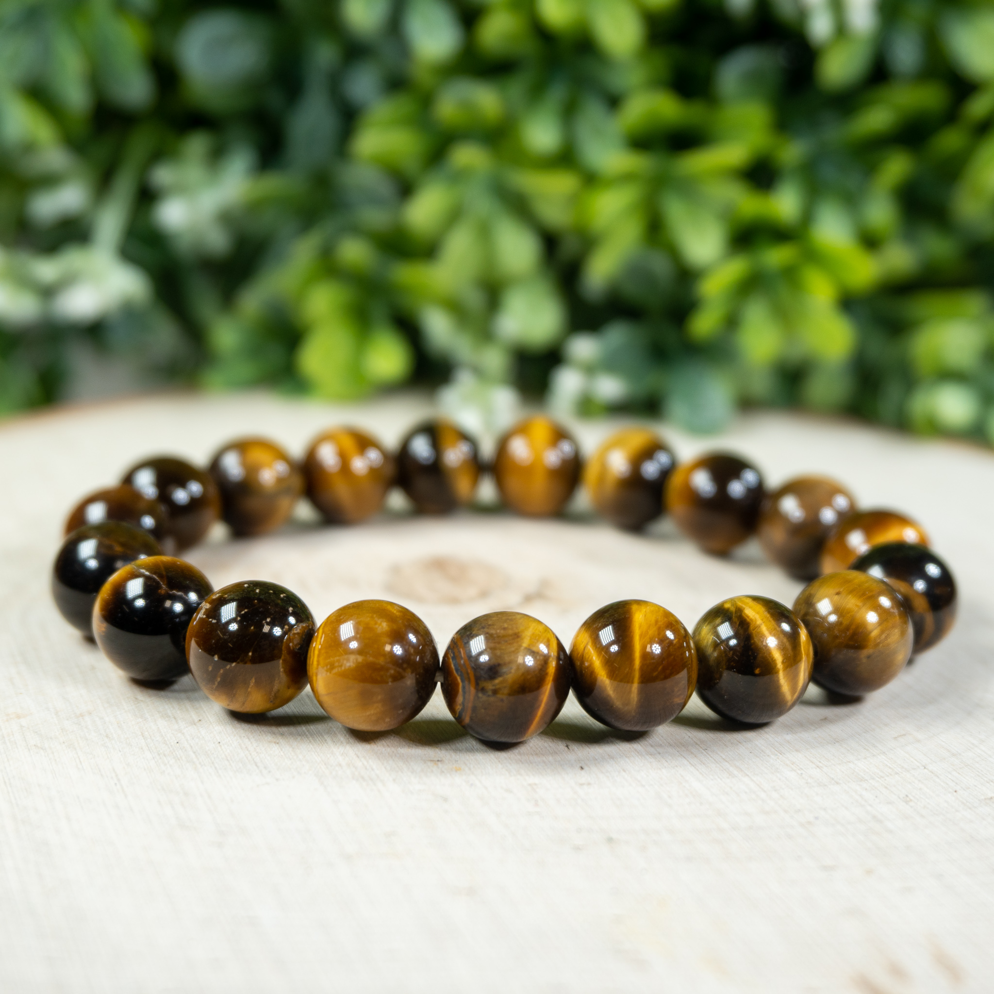 10mm Tiger Eye Stretch Bracelet The Crystal Council