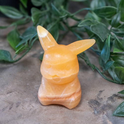 Orange Calcite Pikachu