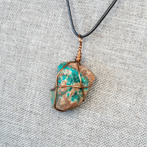 Dioptase Wire Wrap #1