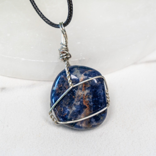 Sodalite Wire Wrap #1