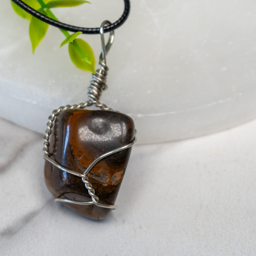 Tiger Eye Wire Wrap #1