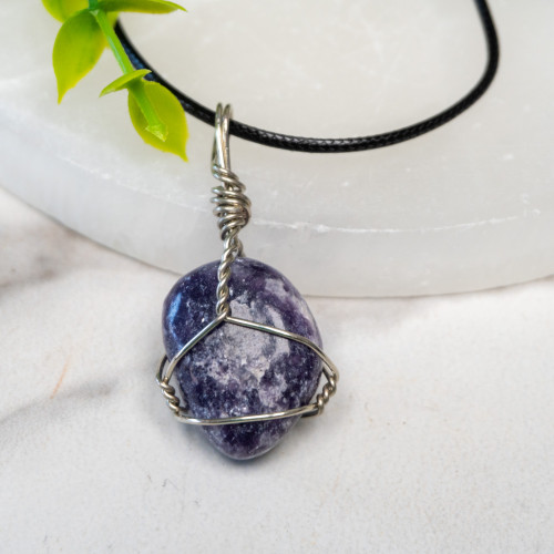Lepidolite Wire Wrap #1