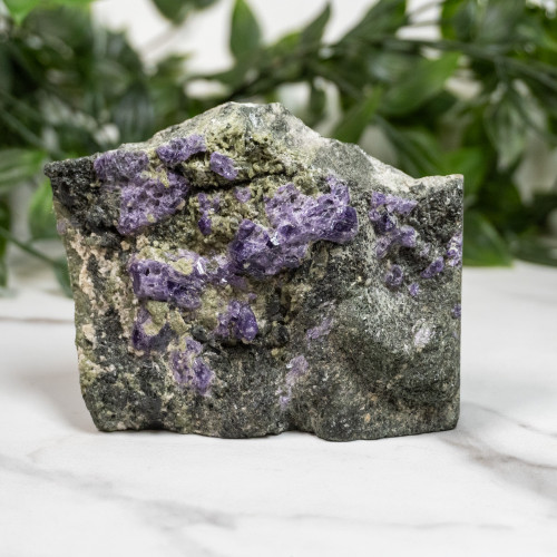 Purple Scapolite on Diopside and Epidote #1