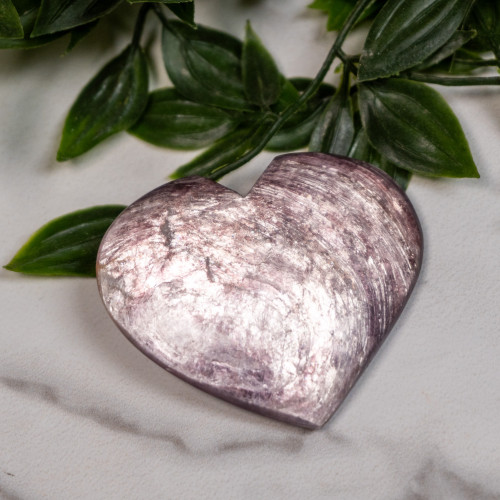 Lepidolite Heart #1