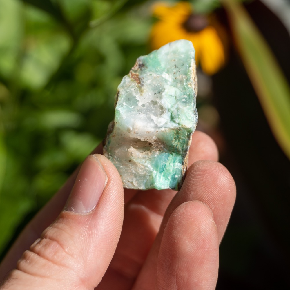 Small Raw Chrysoprase - The Crystal Council