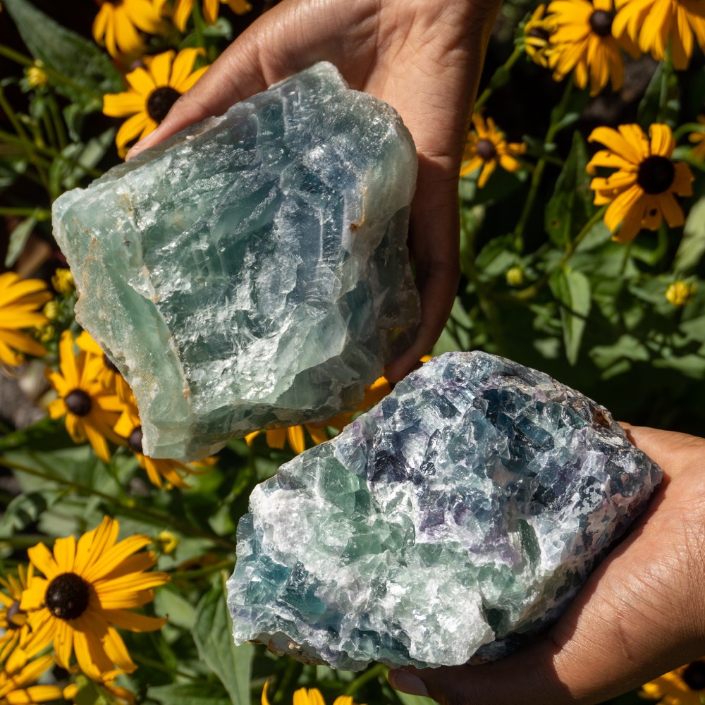 Large Raw Mexican Fluorite Random - The Crystal Council