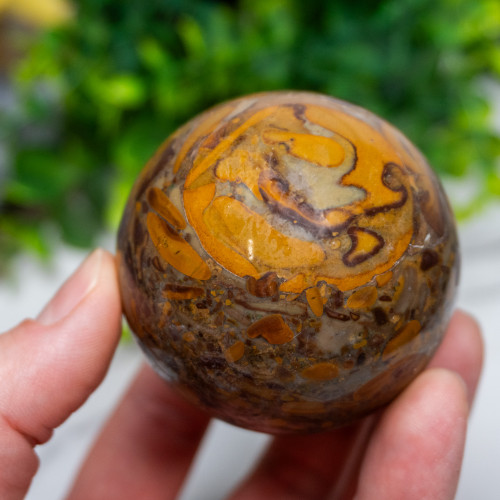 Fruit Jasper Sphere #4