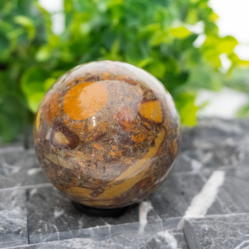 Fruit Jasper Sphere #1