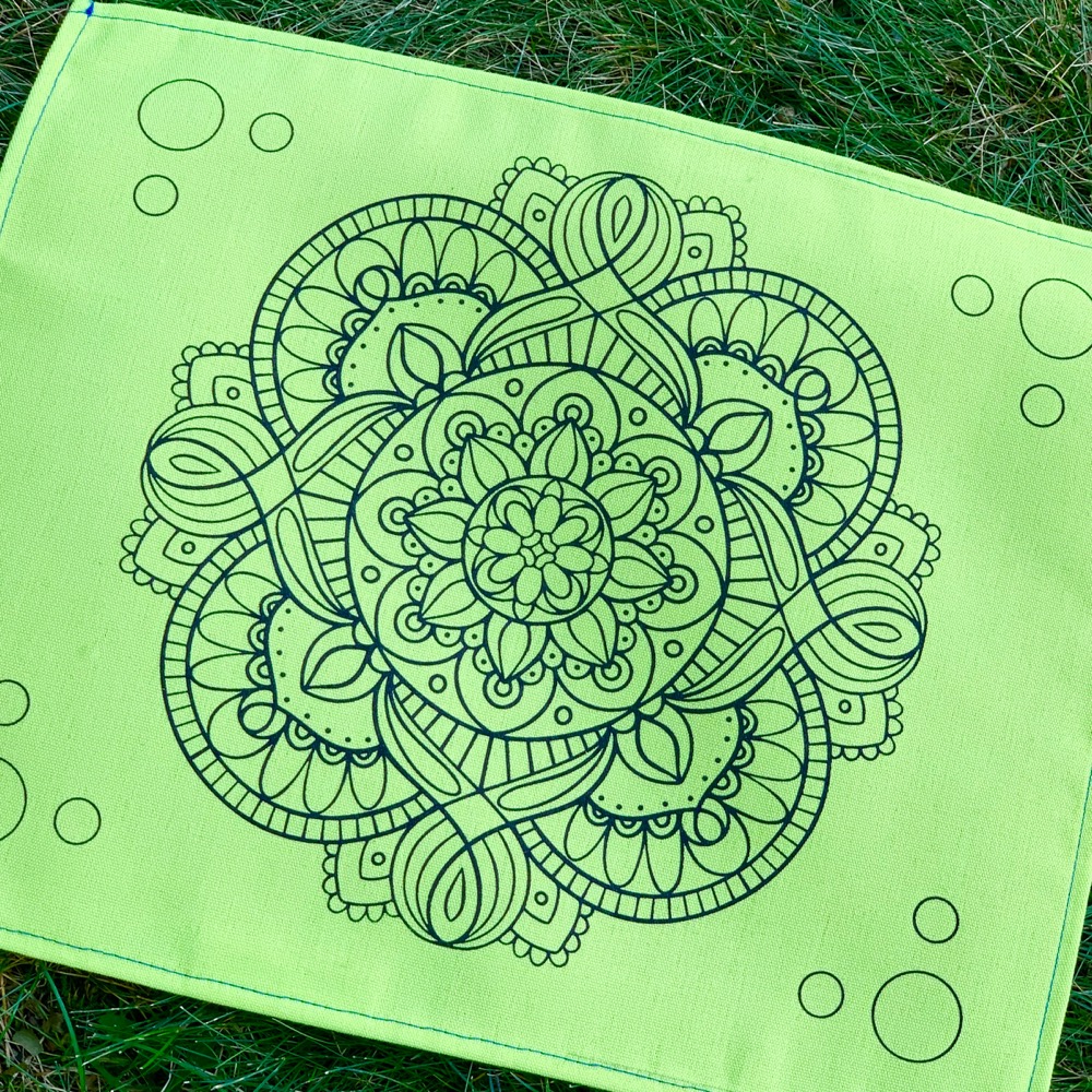 Mandala Flower Crystal Grid 100% Recycled