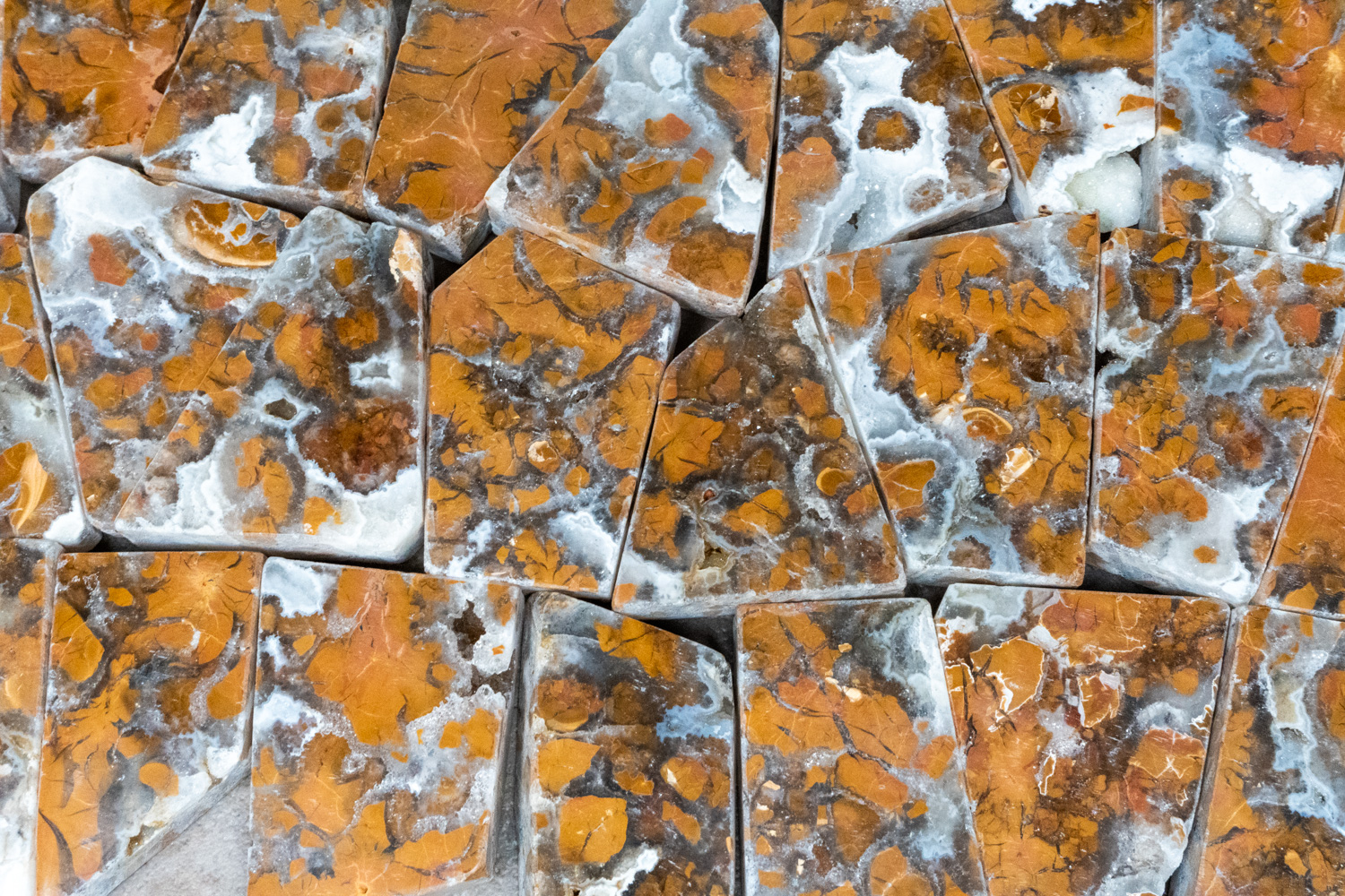 White Brecciated Jasper