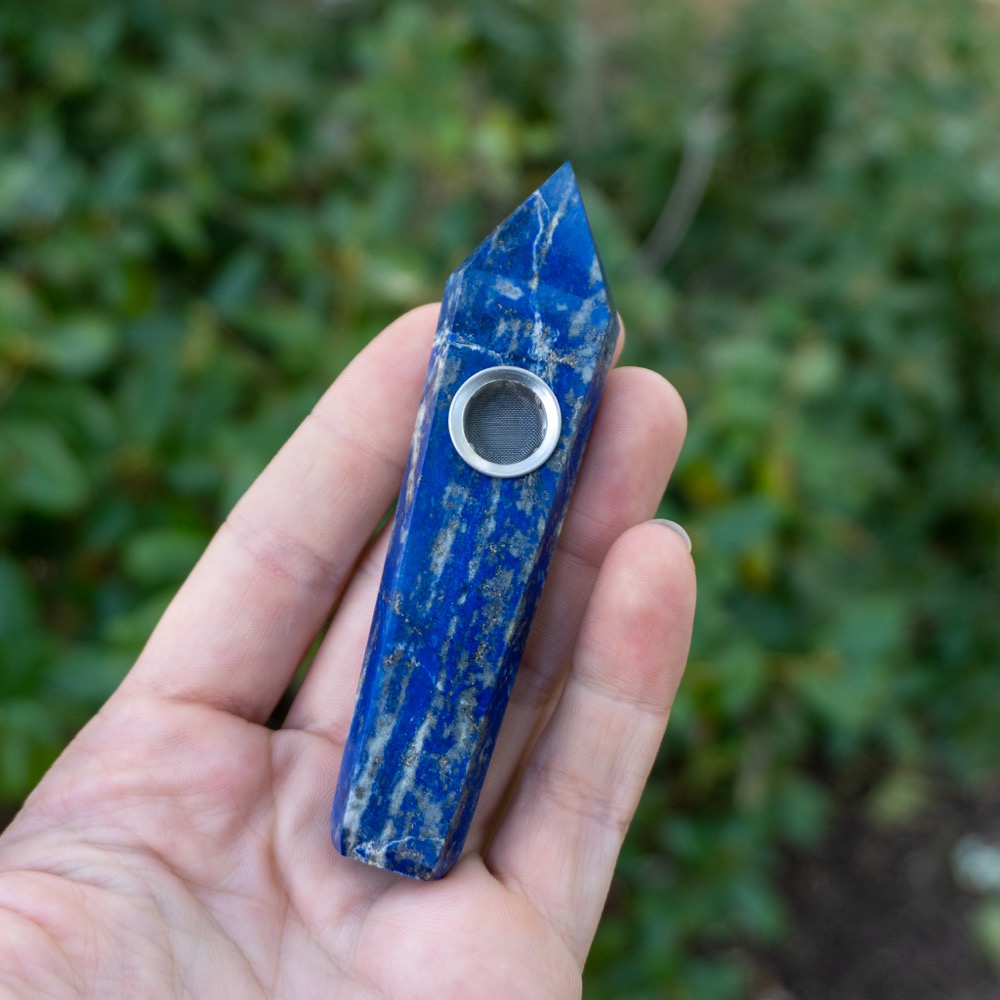 Lapis Lazuli Smoking Bowl