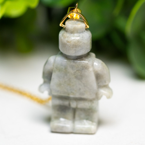 Burmese Jade Lego Figure