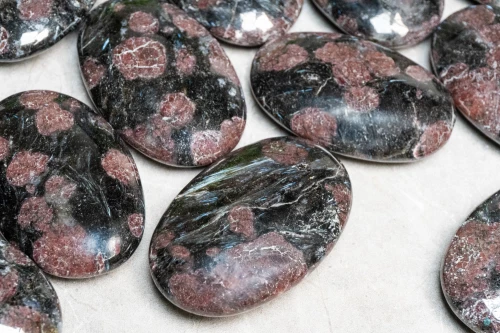 Garnet in Arfvedsonite