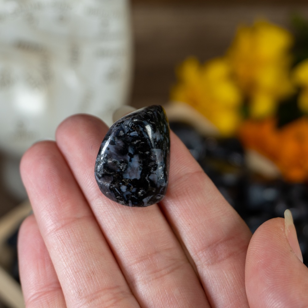 Indigo Gabbro Tumbled The Crystal Council