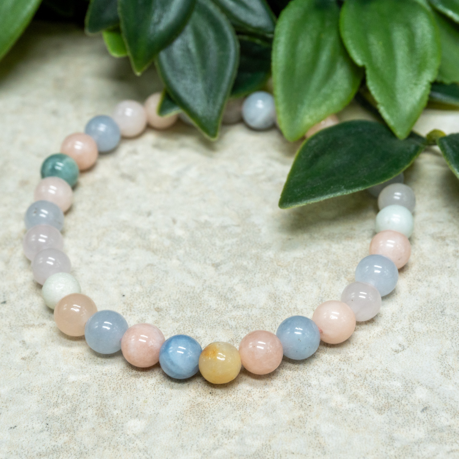 Morganite Bracelet 6mm