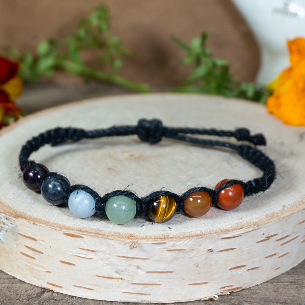 Black Chakra Bracelet - The Crystal Council