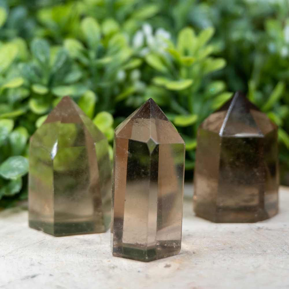 Polished Smoky Quartz Point