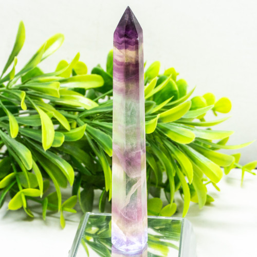 Medium Rainbow Fluorite Tower #7