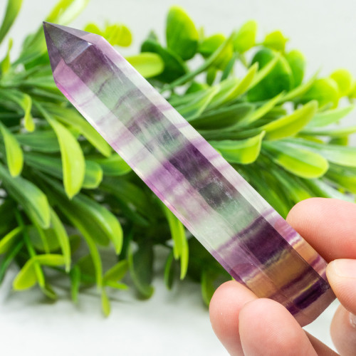 Medium Rainbow Fluorite Tower #5