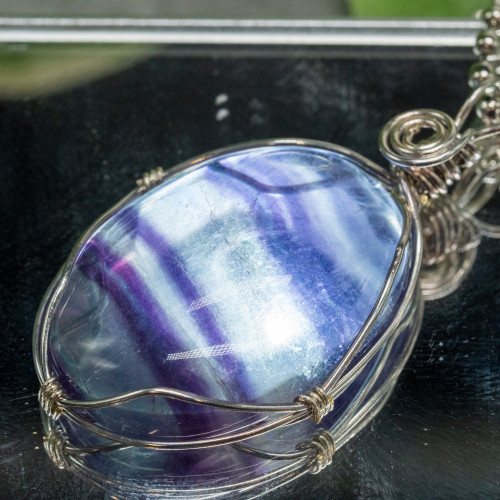 Rainbow Fluorite Necklace #1