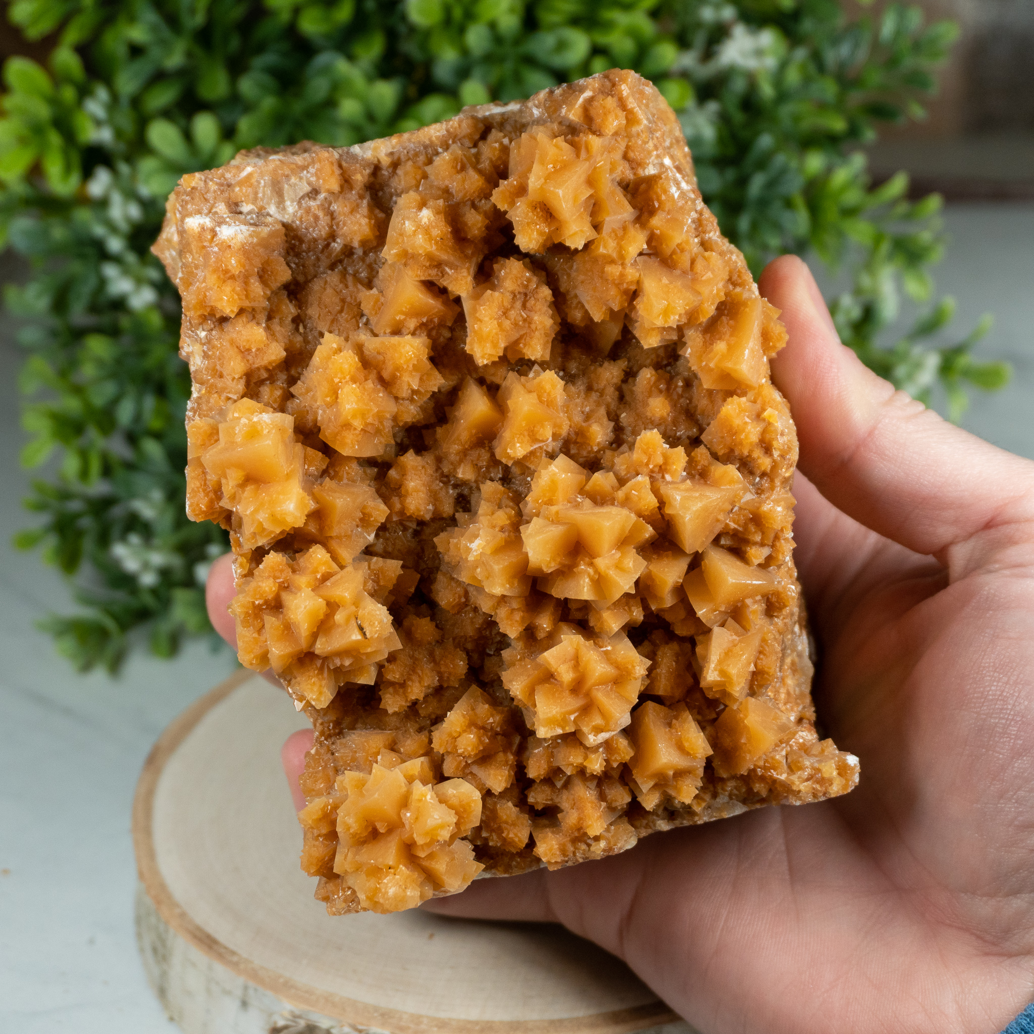 Raw Orange Spiked Calcite #2