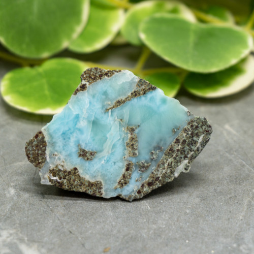 Half Polished Larimar #5