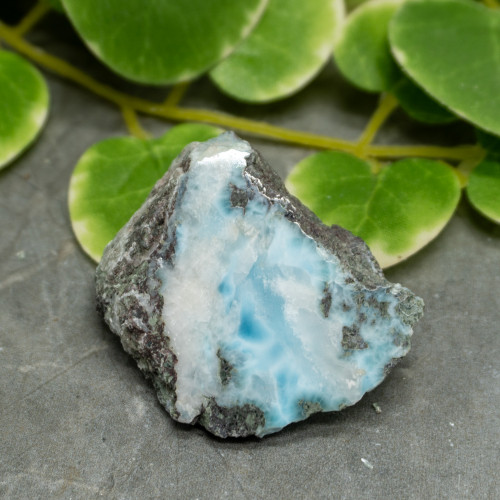 Half Polished Larimar #1