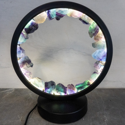 Rainbow Fluorite Portal Lamp