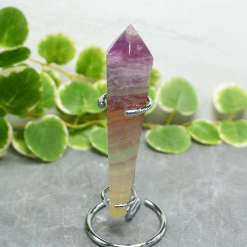 Rainbow Fluorite Mounted Point #5