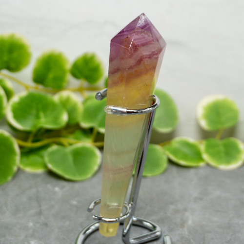 Rainbow Fluorite Mounted Point #4