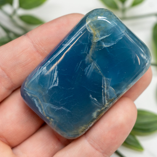 Blue Onyx Palmstone #6