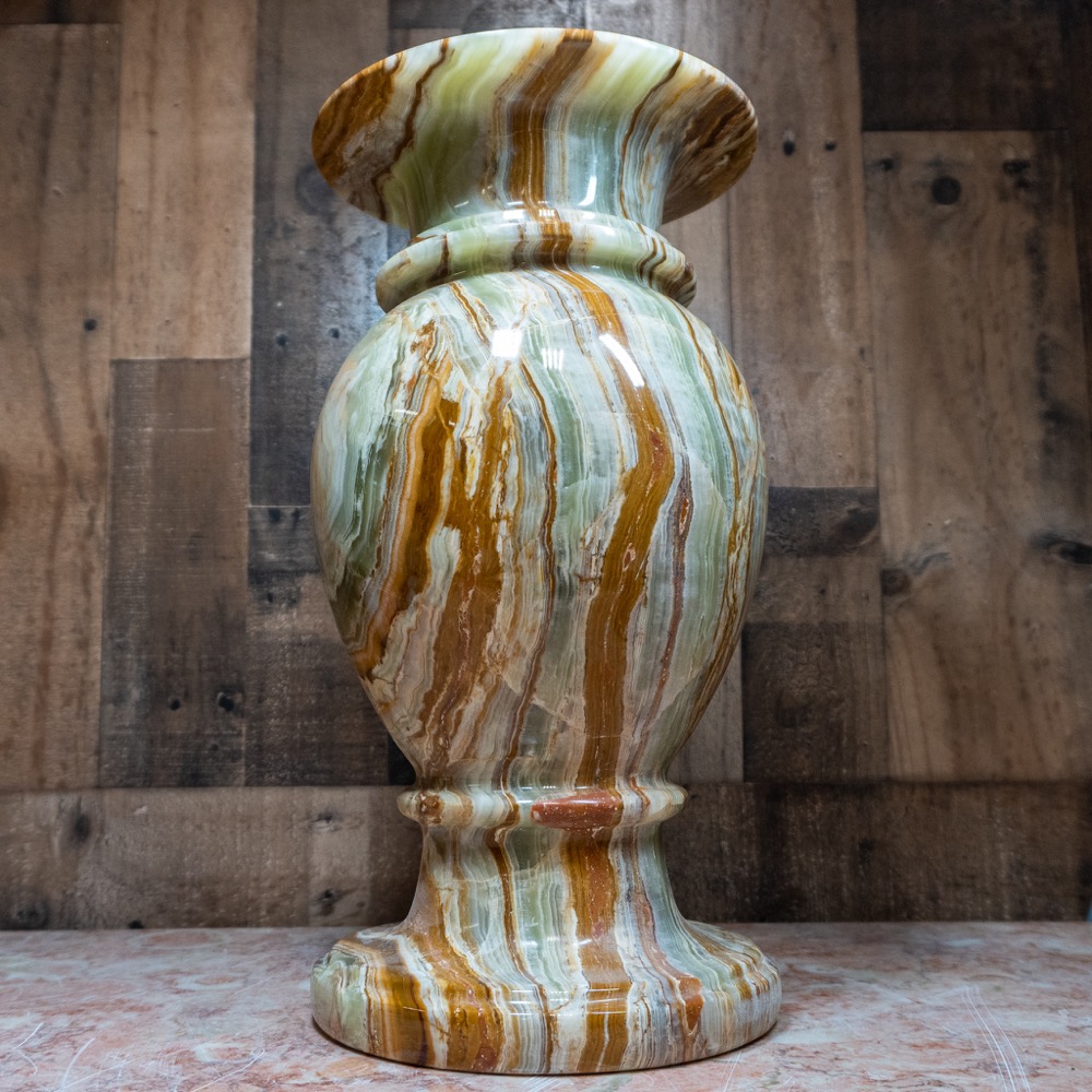 Green Onyx Vase - The Crystal Council