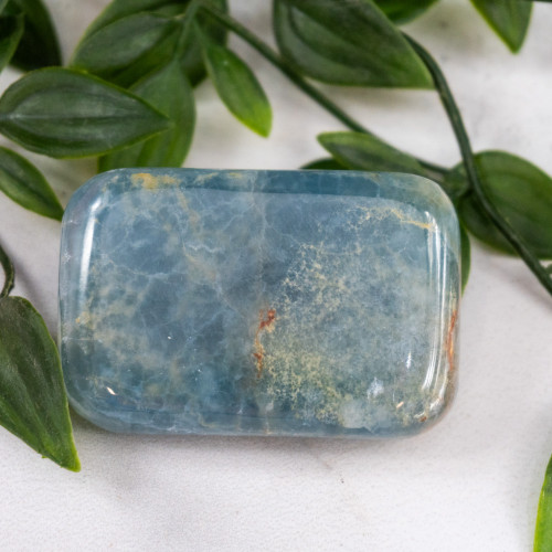 Blue Onyx Palmstone #4