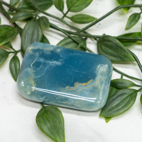 Blue Onyx Palmstone #1