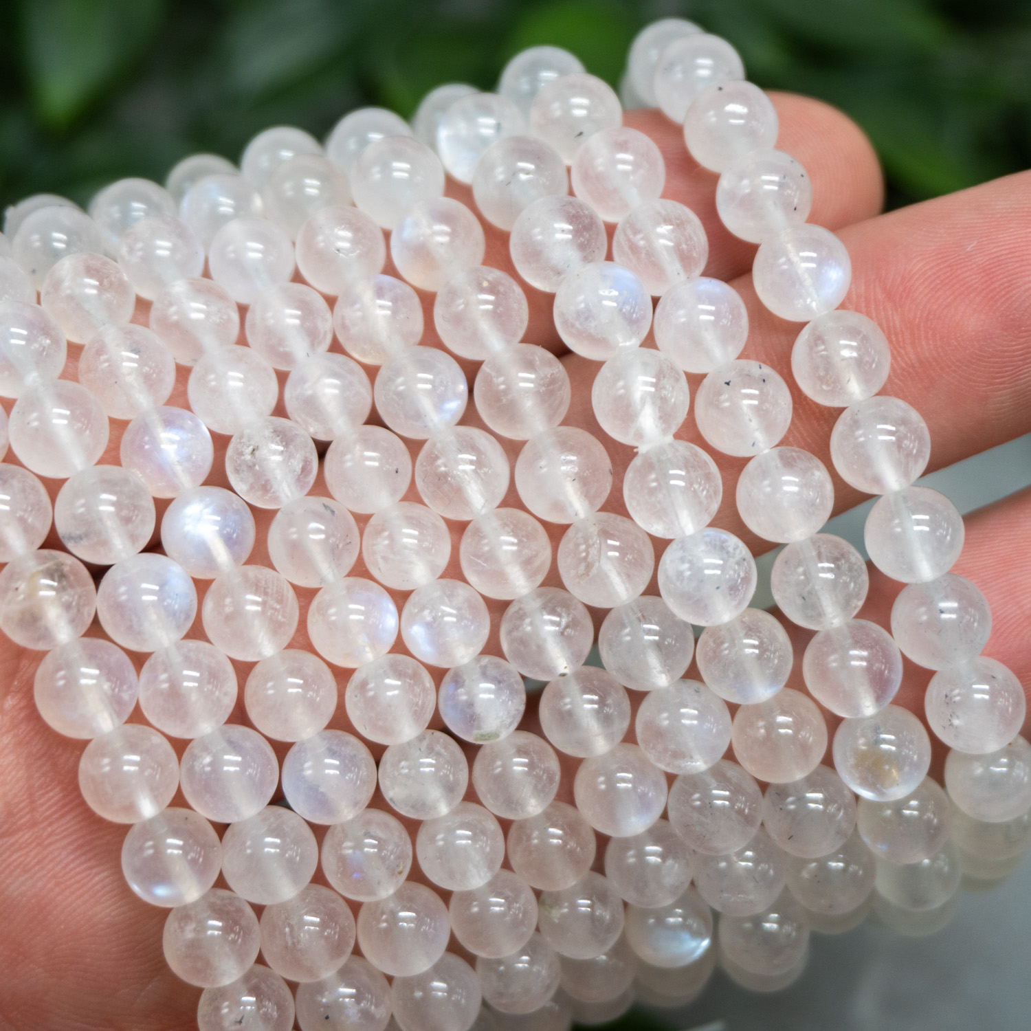 Moonstone Bracelet 6mm (A+ Quality)