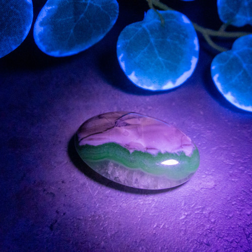 Volcano Agate Palmstone (UV Reactive) #8