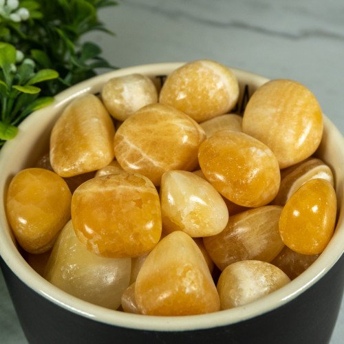 Orange Calcite Tumbled