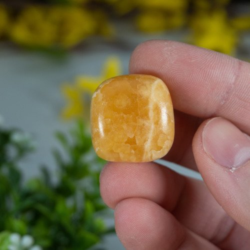 Orange Calcite Tumbled