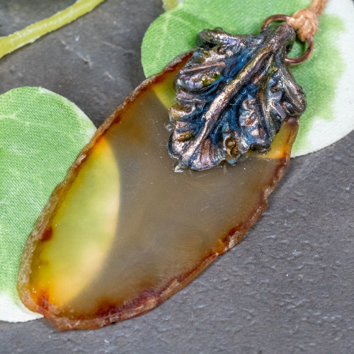 Banded Agate Necklace #1