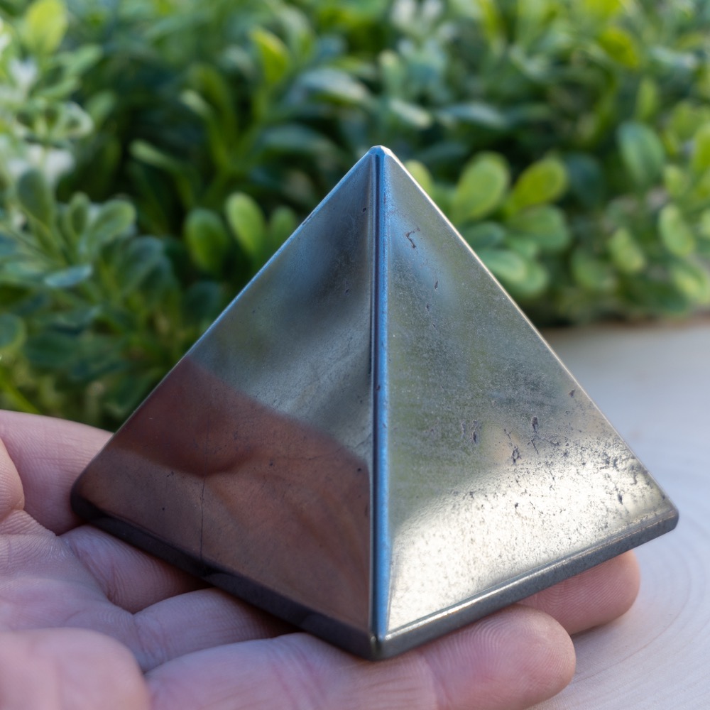 Hematite Crystal Pyramid