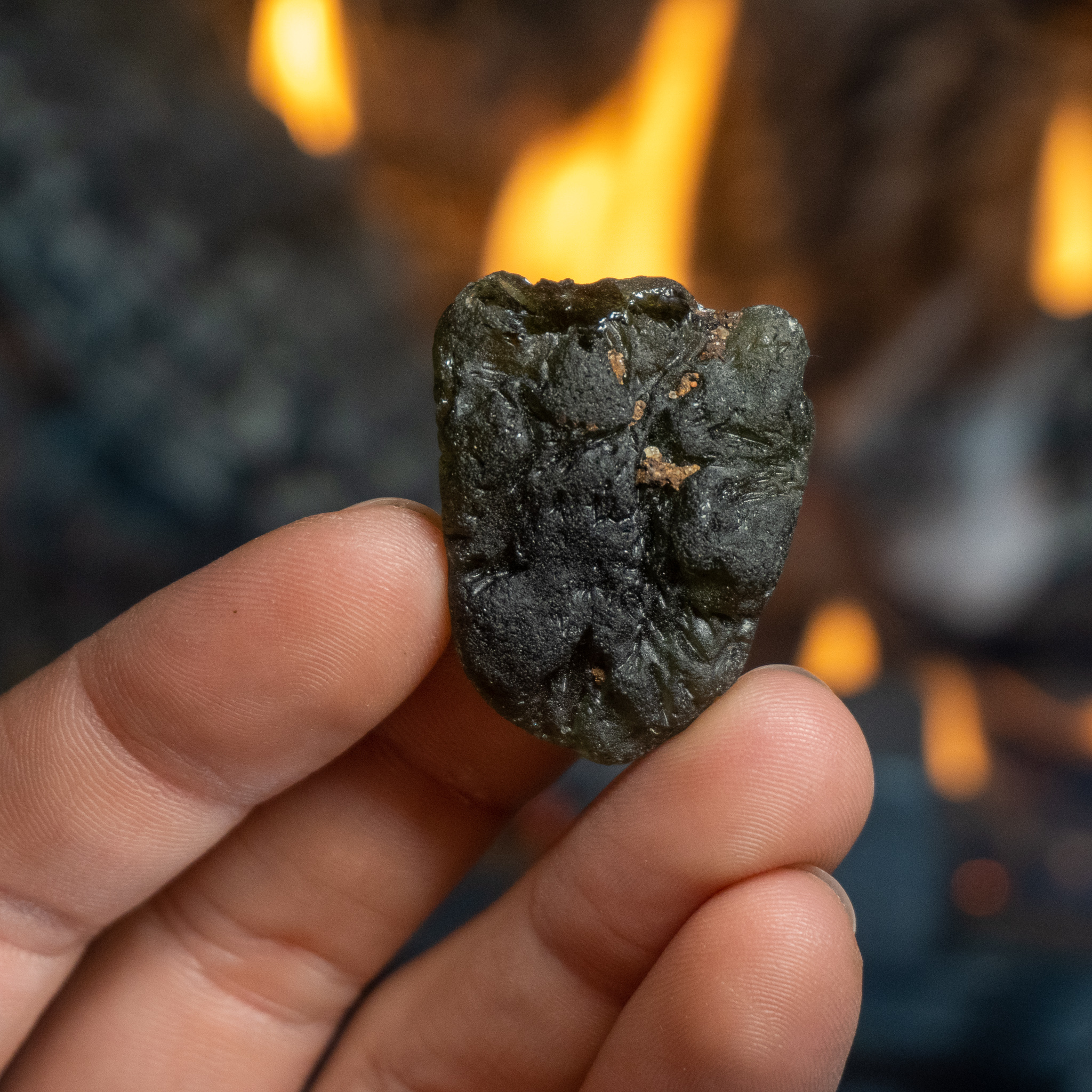 A Grade Moldavite #8 (12.6 grams)