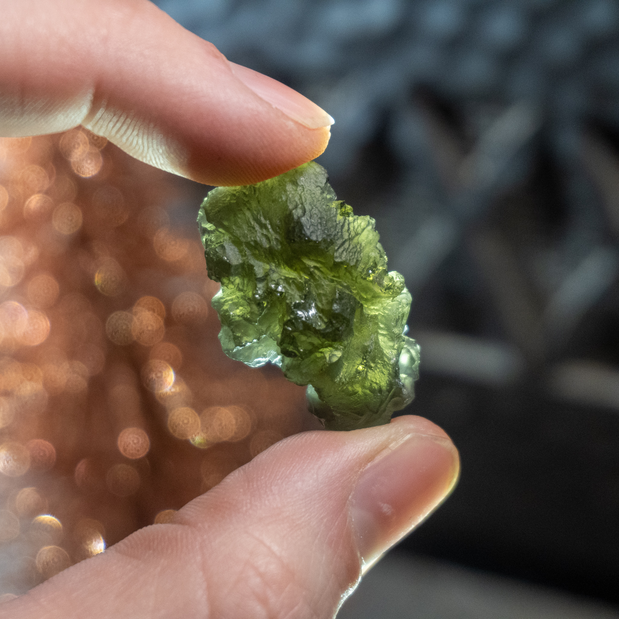 A Grade Moldavite #1 (8.5 grams)