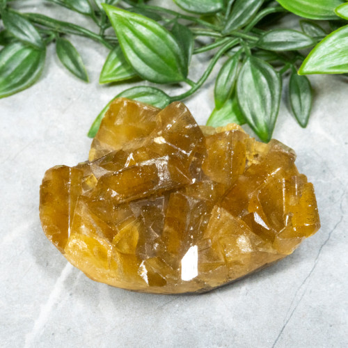 Golden Barite on Fluorite #15