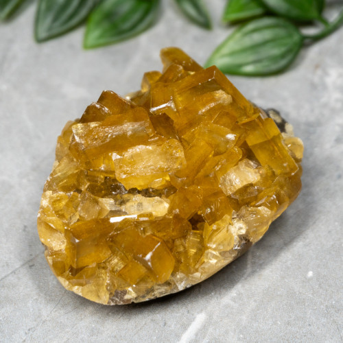 Golden Barite on Fluorite #12