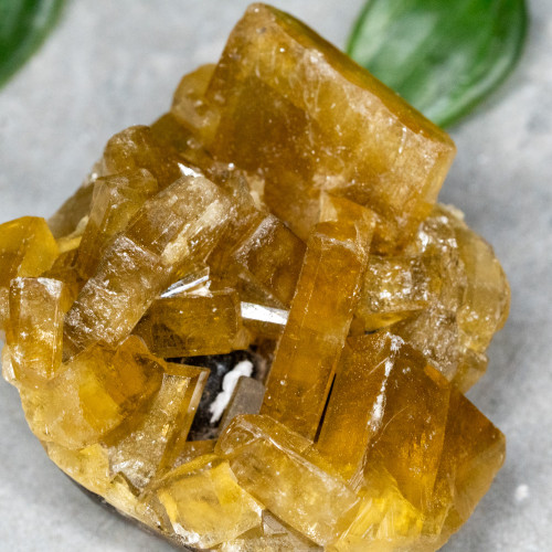 Golden Barite on Fluorite #4
