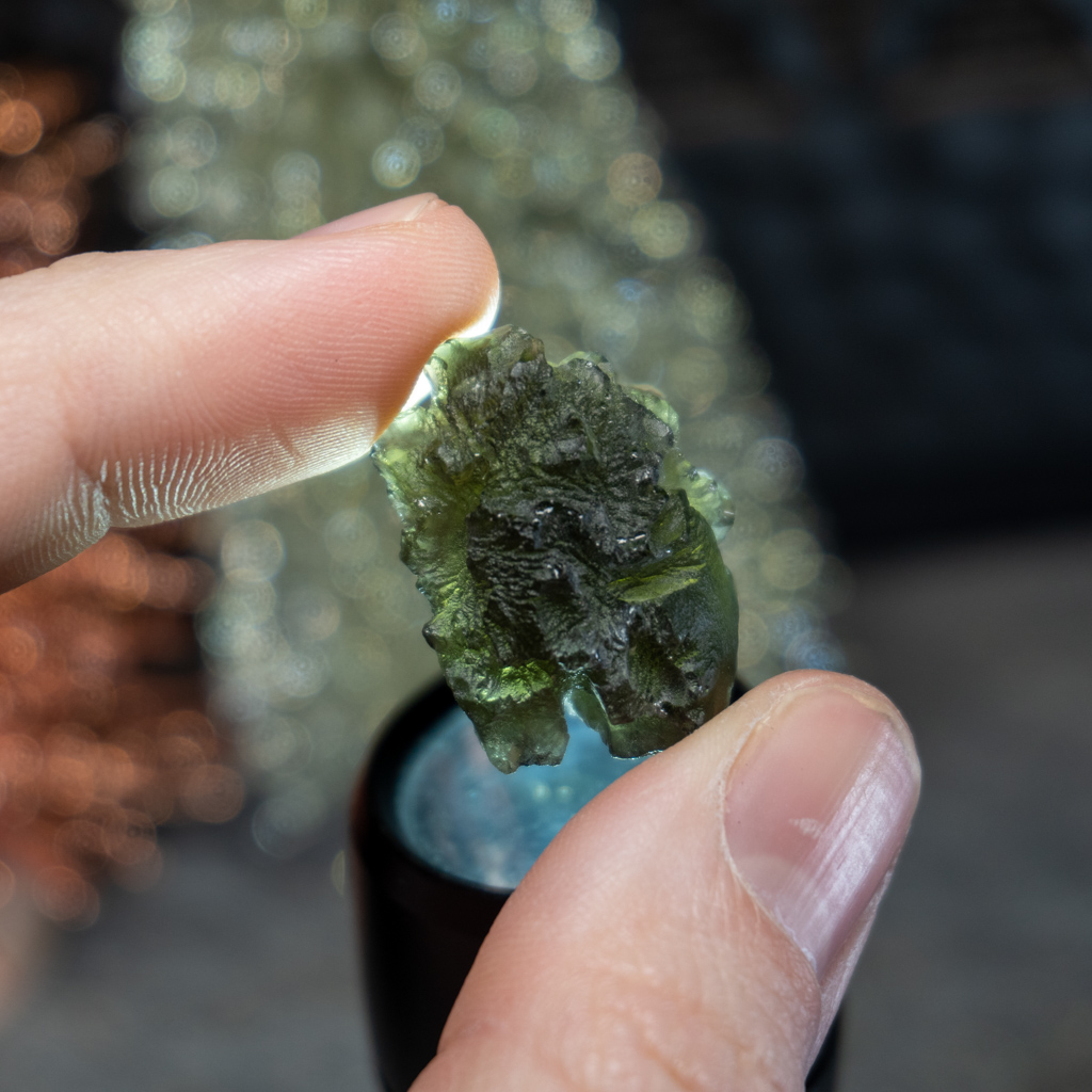 A Grade Moldavite #17 (8.7 grams)