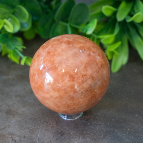 Orange Feldspar Sphere #2