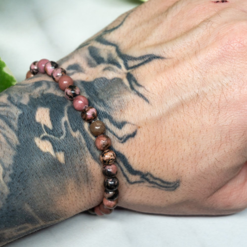 Rhodonite Bracelet 6mm